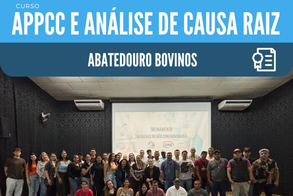 Imagem CURSO APPCC E ANÁLISE DE CAUSA RAIZ 
