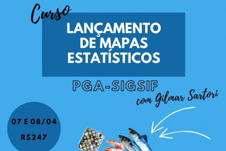 Imagem Lançamento de Mapas Estatísticos na PGA-SIGSIF