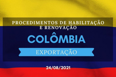 Imagem OFÍCIO-CIRCULAR Nº 272/2021/DHC/CGI/DIPOA/SDA/MAPA - exportação Colômbia