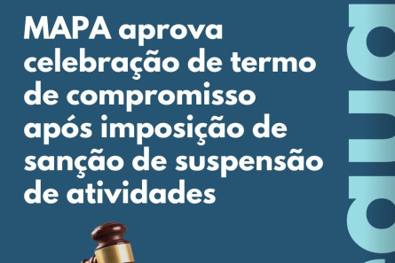 Imagem PORTARIA SDA/MAPA Nº 1.118 - 2024 - termo de compromisso após imposição de suspensão